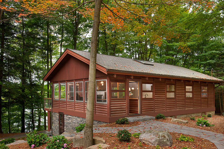 redwood cabin Mary Cerrone Architecture & Interiors Pittsburgh